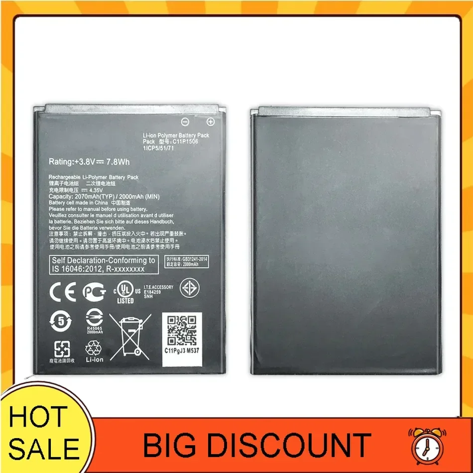 Аккумулятор C11p1501 2900 мАч для Asus ZenFone 2 Laser 5 5&quot Ze550kl Ze601l Z00ld Z011d Zd551l Z00ud