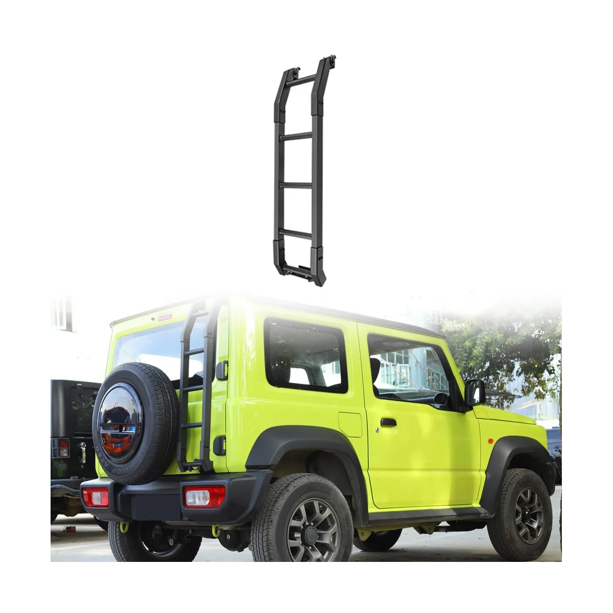 

Алюминиевая Автомобильная лестница заднего хода для Suzuki Jimny 2019 2020 2021 2022 JB64 JB74, экстерьерные аксессуары для скалолазания