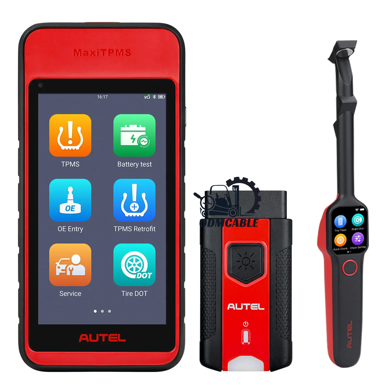 

Autel MaxiTPMS ITS600E TPMS OBD2 Relearn Programming Tool MaxiTPMS TBE200E Tire Tread Depth Brake Disc Wear Detector PK TS508