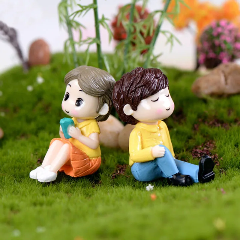 Романтическое искусственное милое украшение для влюбленных подарок сказочной