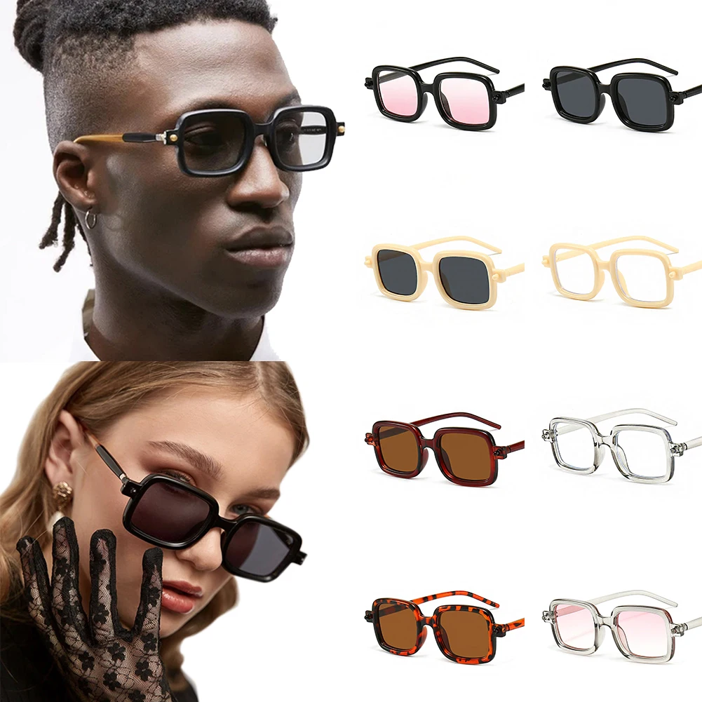 

Популярные Модные маленькие прямоугольные солнцезащитные очки Ins, женские ретро-очки с леопардовым оттенком, трендовые Квадратные Солнцез...
