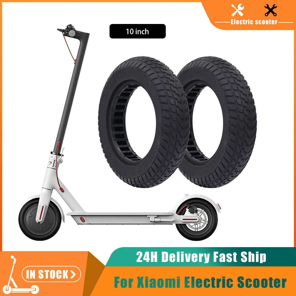 

Rubber Solid Tubeless remodel Tire 10" for Xiaomi M365 Electric Scooter Kick Honeycomb Shock Replacement Absorber Damping Parts