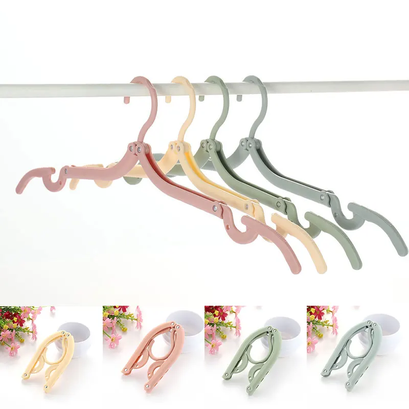 

Travel Clothes Hanger Folding Clothes Hanger Drying Rack Wardrobe Storage Rack Space Saving Magic Stretch Travel Supplies