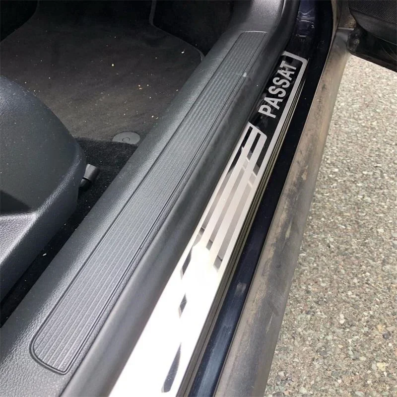 Стайлинг автомобиля для VolkswagenVW Passat B5/B6/B7 накладки на пороги защита дверей педаль