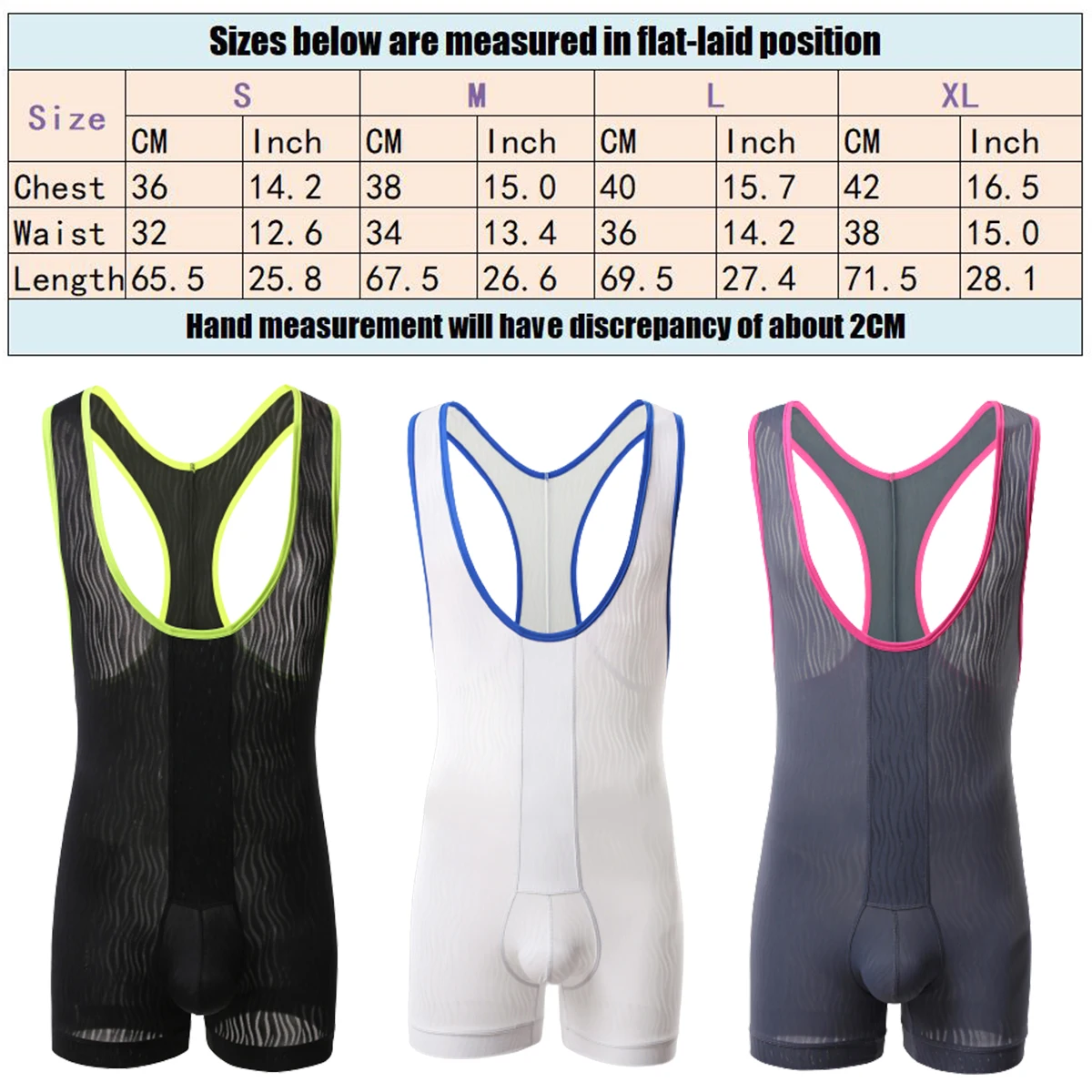 FYXLJJ Men High Elasticity One-piece Bodysuit Shaper Mens Leotard Wrestling Singlet Bodybuilding Jumpsuit Man Singlet Underwear