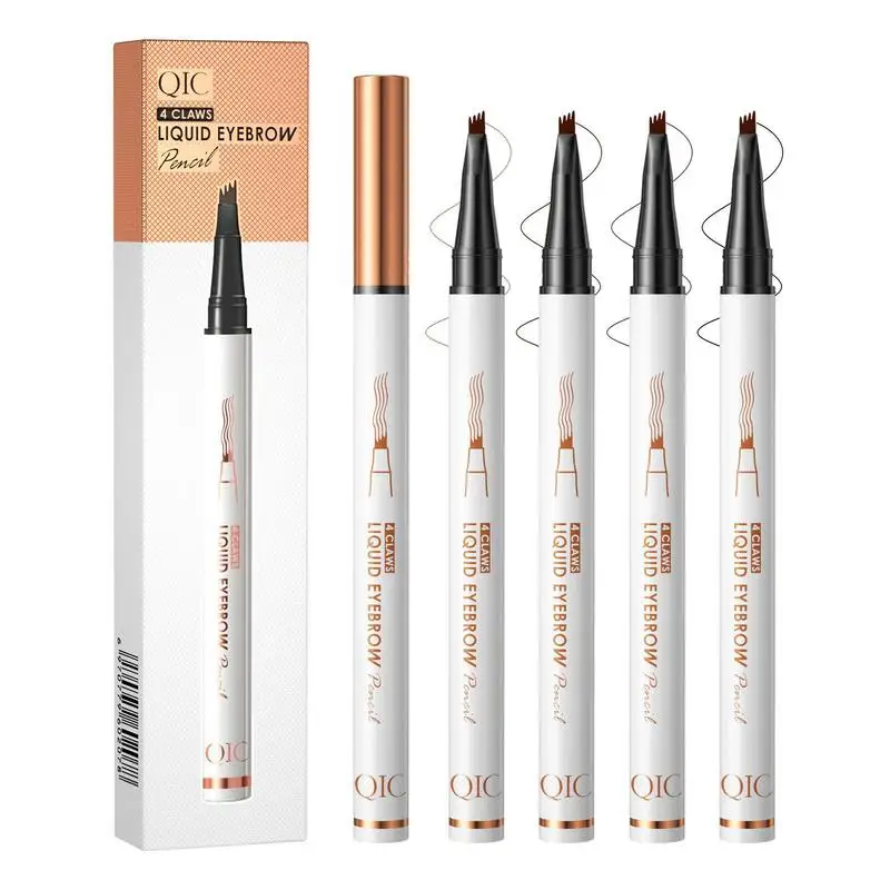 

4 Claws Eyebrow Liquid Pencil Long Lasting And Waterproof Eyebrow Pencil Soft And Smooth Eyebrow Definer Pencil For Women