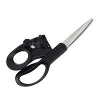 oeteldonk 1pcs diy apparel sewing fabric laser scissors useful cuts straight fast laser guided tailors scissors sewing tool h