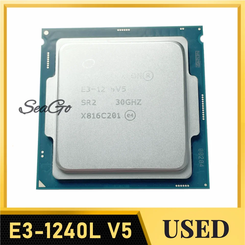 Xeon E3-1240LV5 SR2CW / SR2LN E3 1240L V5 2 1 ГГц 25 Вт Четырехъядерный E3-1240L 1240LV5 LGA1151