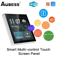 tuya wifi touch screen control panel smart home 46 inches central control intelligent scenes for smart tuya devices