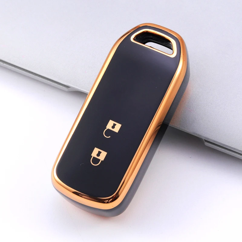 

2/4 кнопки из ТПУ, чехол для автомобильного ключа, брелок для ключей для Honda NBOX NONE N WGN/N Wagon Plus 2018 2012 2017 SH300 Forza 125