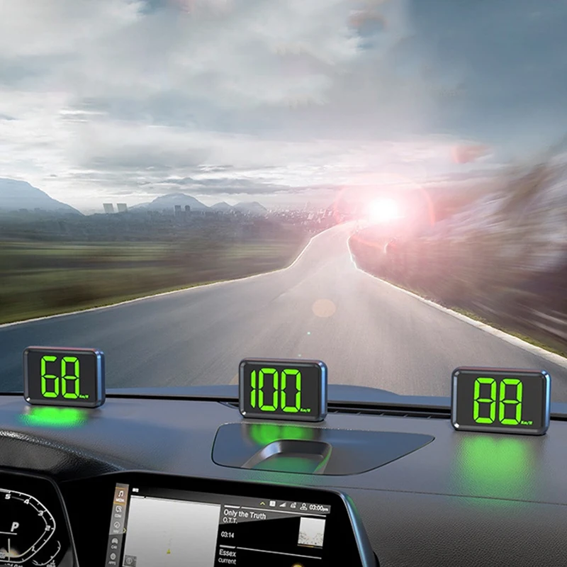 Цифровой спидометр автомобильный GPS-дисплей HUD с высоким разрешением