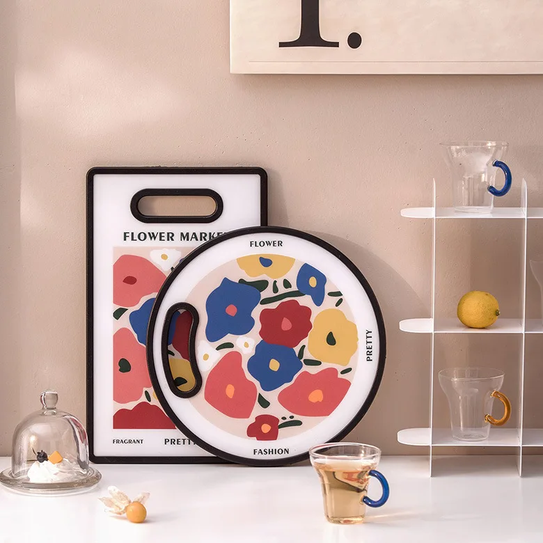 

YOZWOO Original Creative PP Cutting Board Fruit Cutting Board Children's Complementary Food Board Vegetable Bread Board