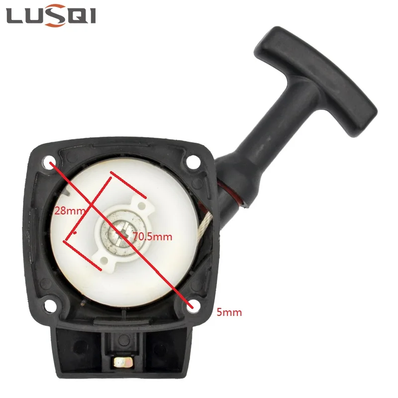 Фото Стартер LUSQI отдача G26 подходит для ZENOAH G26L Husqvarna 226R садовые инструменты бензиновая щетка старт Замена №3