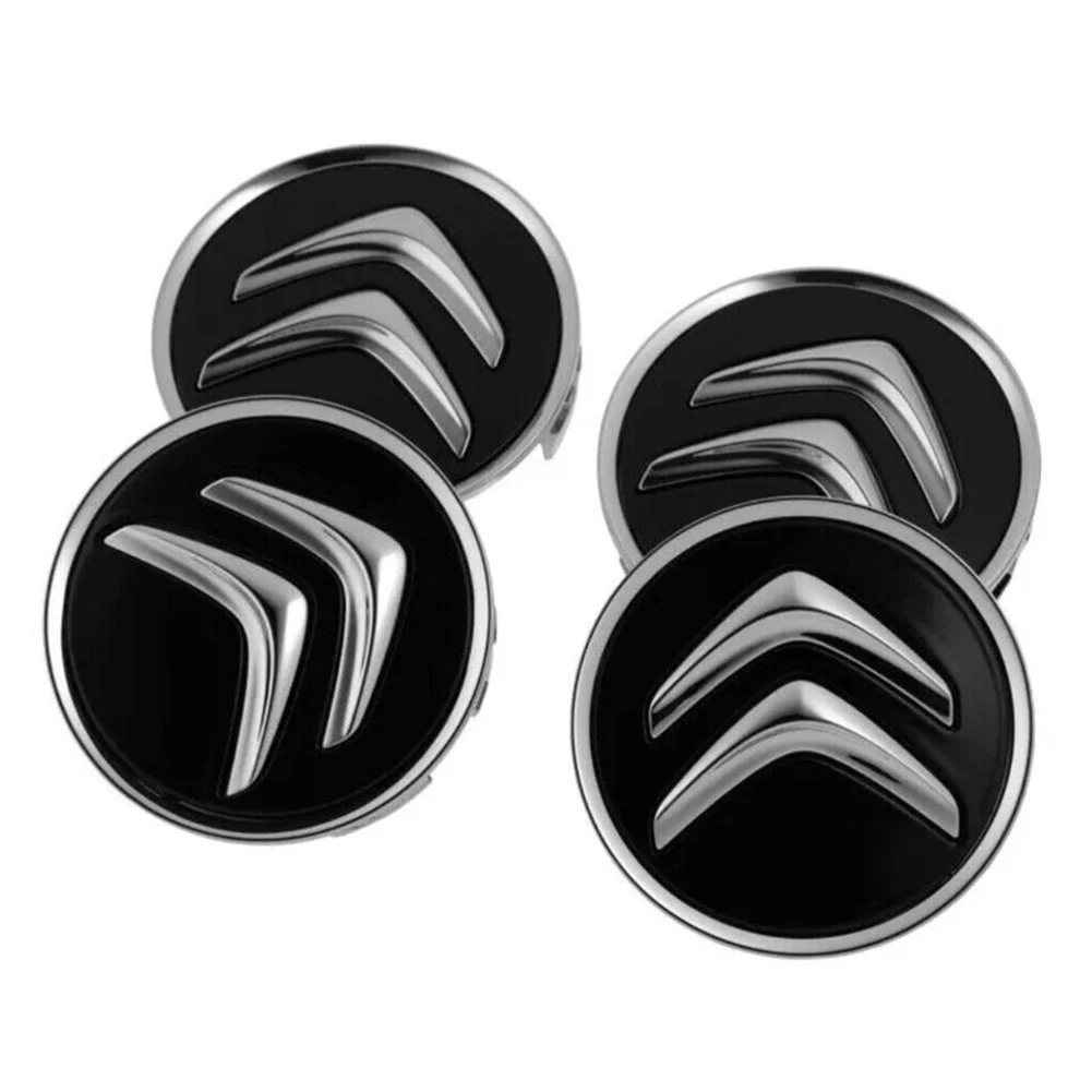 Черные Чехлы На Ступицы Колес Для Citroen C1 C3 C4 DS3 — Аксессуары Центральных Запасных