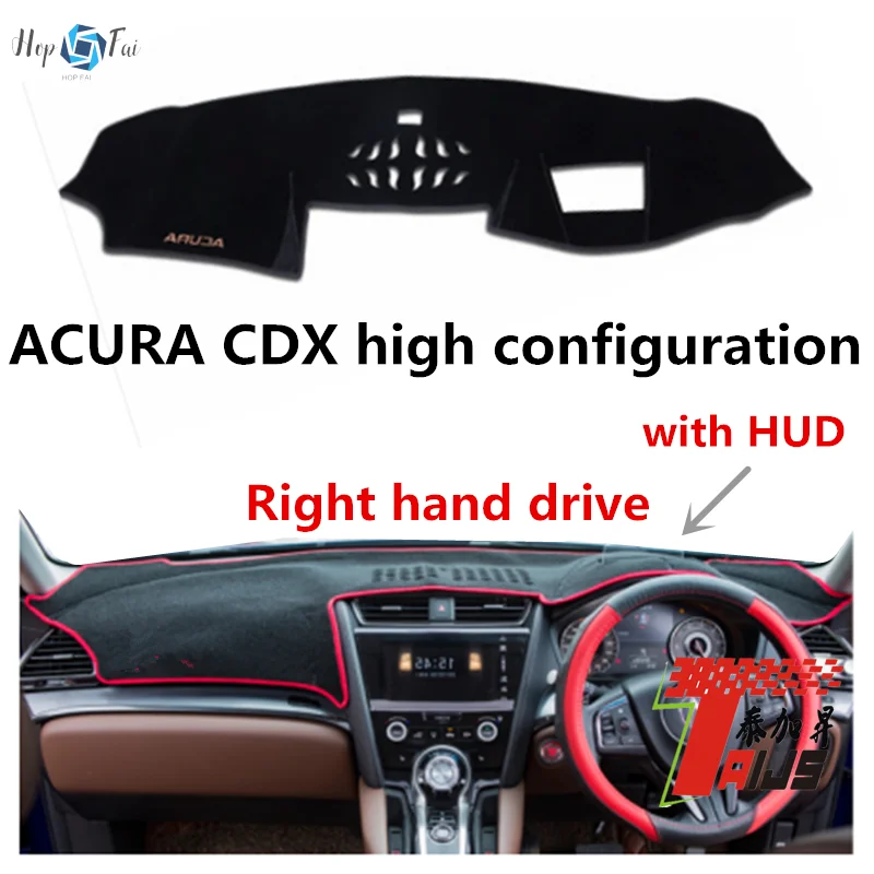 

TAIJS Car Dashboard Cover Dash Mat For ACURA CDX high configuration Right hand drive Auto Non-slip Sun Shade Pad Carpet