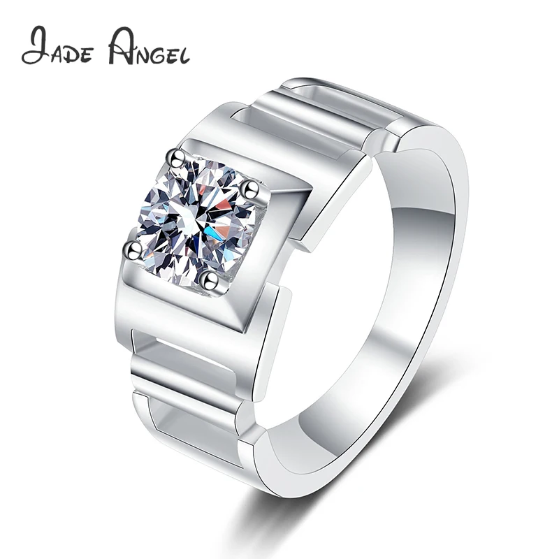 

Кольцо мужское из серебра 6,5 пробы с нефритовым ангелом и фианитом, мм