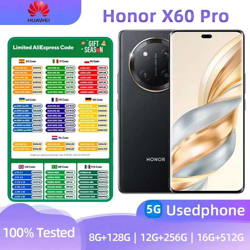 Смартфон HONOR X60 Pro 8/128ГБ 12/256ГБ 16/512ГБ china б/у