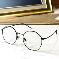 super sung s025 optical eyeglasses for unisex retro style anti blue light lens plate geometric corner full frame with box