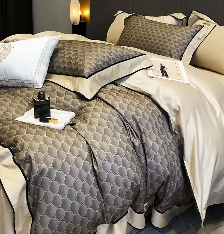 Постельное белье Cotton Tencel пасторальный цветок полный размер