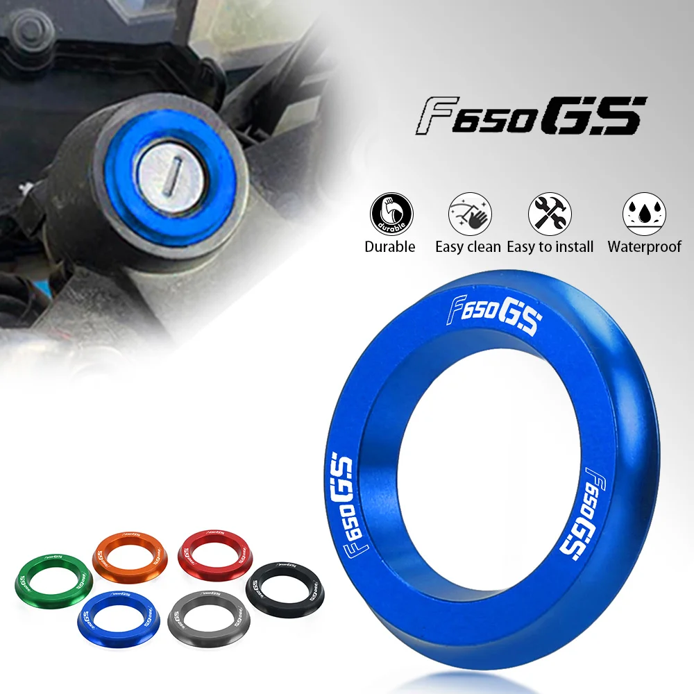 Мотоциклетное декоративное кольцо переключателя зажигания для BMW F650GS 1997-2013 2012 2011