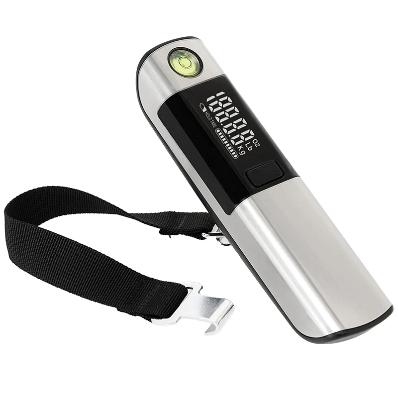

Luggage Scale With Built-In Tape Measure, With Horizontal Bubble Digital Portable Travel Suitcase Weigher (Digital)