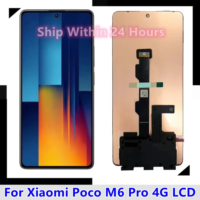 Протестировано 6 67 &quotAMOLED для Xiaomi Poco M6 Pro 4G ЖК-дисплей с цифровым преобразователем