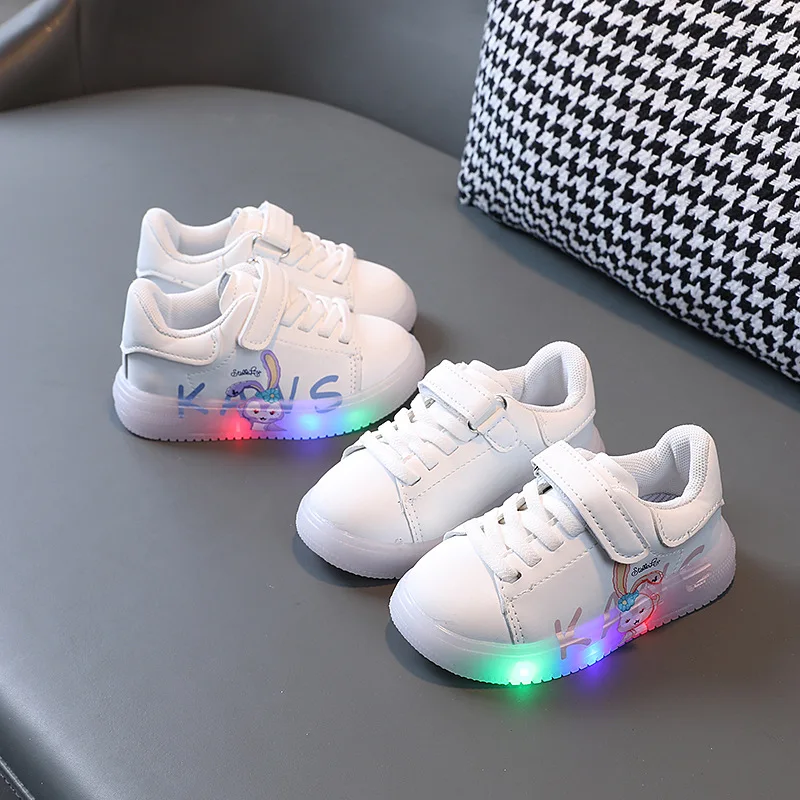 Fashion Lovely Children Casual Shoes LED Lighted Hot Sales Kids Sneakers Classic Beautiful Leisure Boys Girls Toddlers Tennis