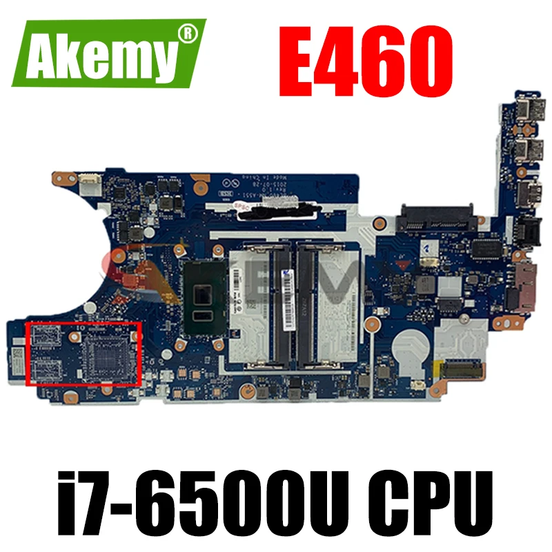 

for Lenovo Thinkpad E460 Laptop Motherboard CPU:i7-6500U BE460 NM-A551 100% test ok