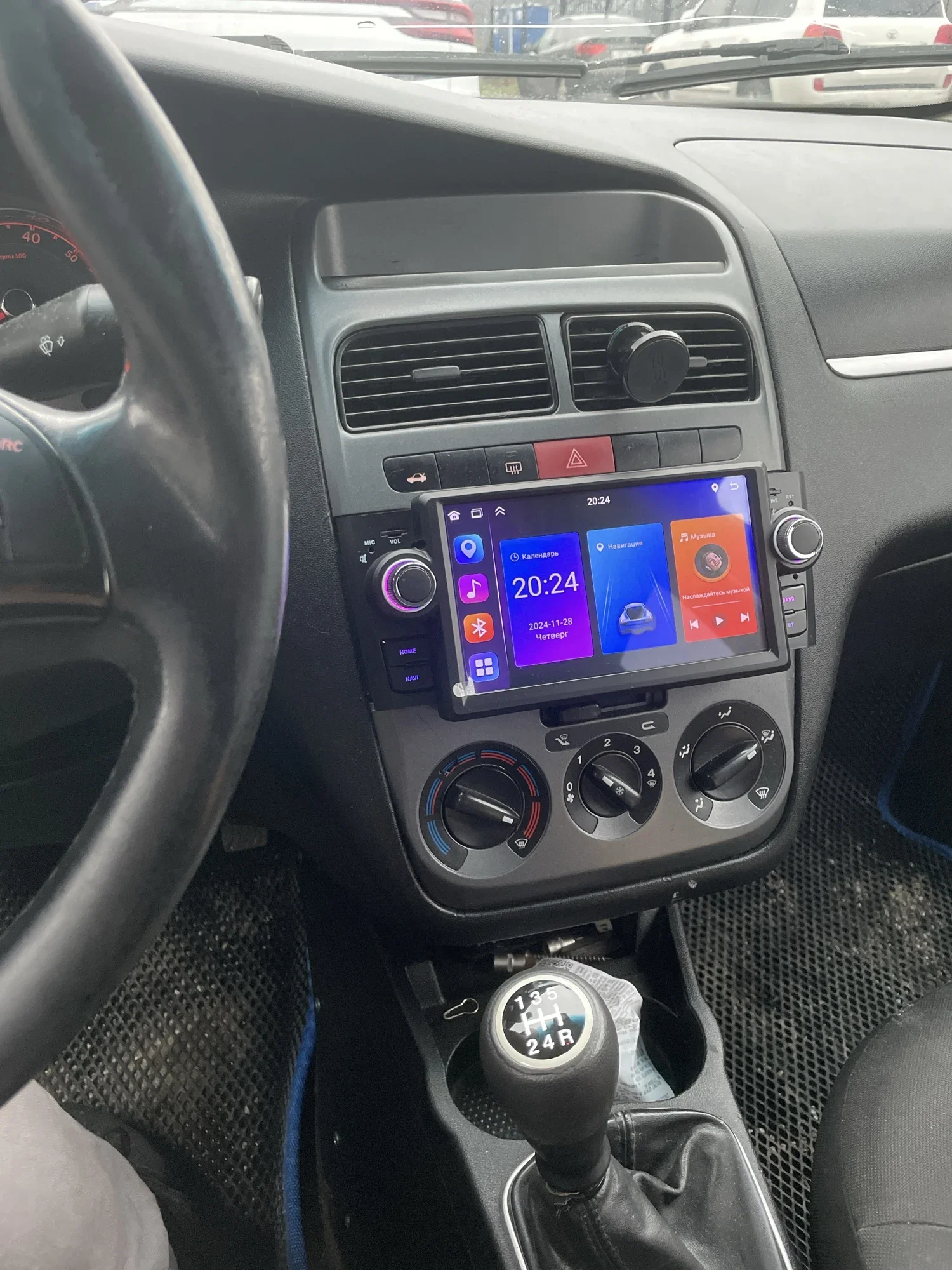 Фото Автомобильный радиоприемник CHSTEK Android 13 для Fiat Linea Grande Punto 2007 2008 2009 2010 2011 2012 Мультимедийный GPS Bluetooth WIFI 4G Carplay №2