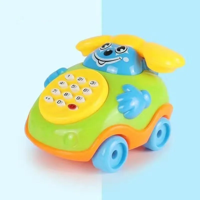 

New Baby Electric Phone Cartoon Model Gifts Early Educational Developmental Music Sound Learning Toys