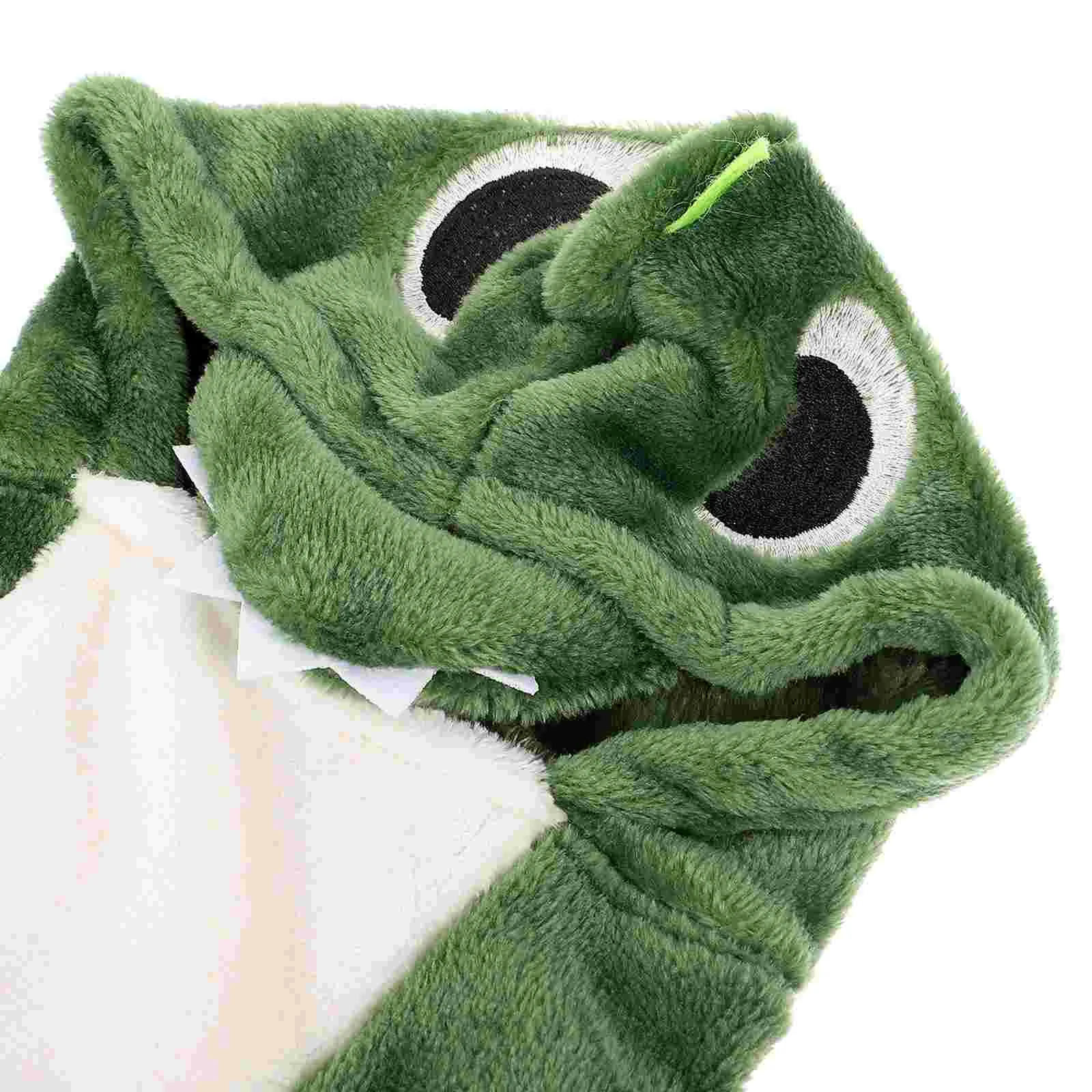 

Pet Clothing Clothes Adorable Dog Puppy Dinosaur Hoodie Four-legged Small Costumes Warmth Comfortable Coral Fleece