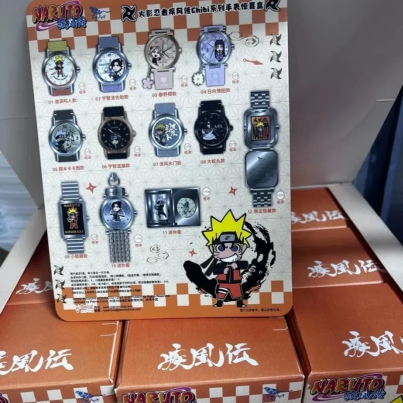 Фото Новые оригинальные часы-сюрприз Valley Anime Naruto Shippuden Chibi Watch Series (в наличии), аниме-атрибутика, модный подарок №1