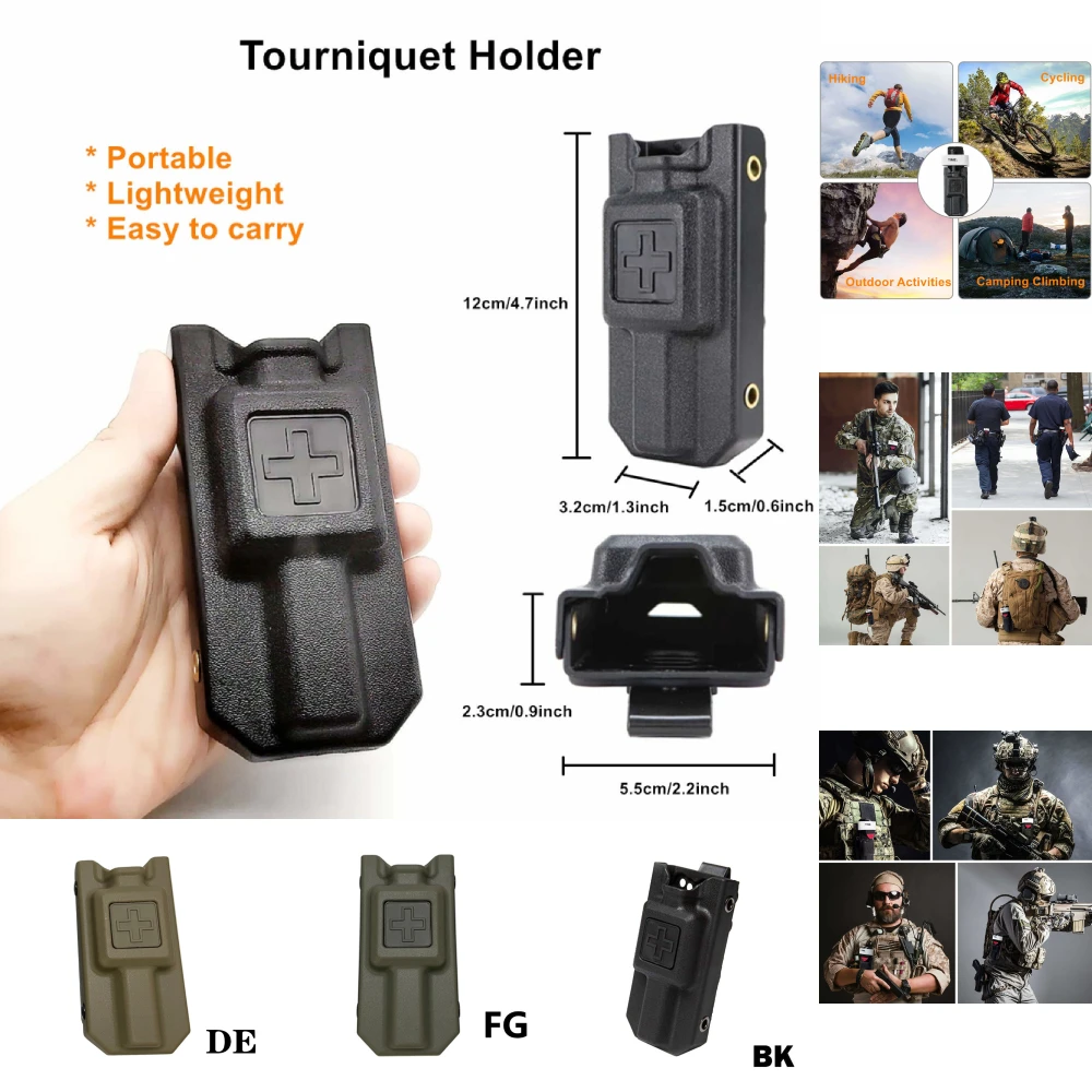 

Tactical Tourniquet Holder Case CAT 65cm 75cm 95cm Storage Bags Box For Outdoor Hunting Military Airsoft Camping Molle Pouch