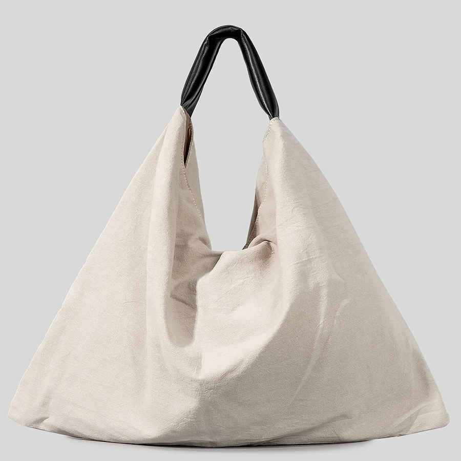 

Повседневные холщовые женские сумки на плечо, простая сумка через плечо для подмышек, вместительные дамские сумочки, большая женская сумка кошелек для покупок 2023