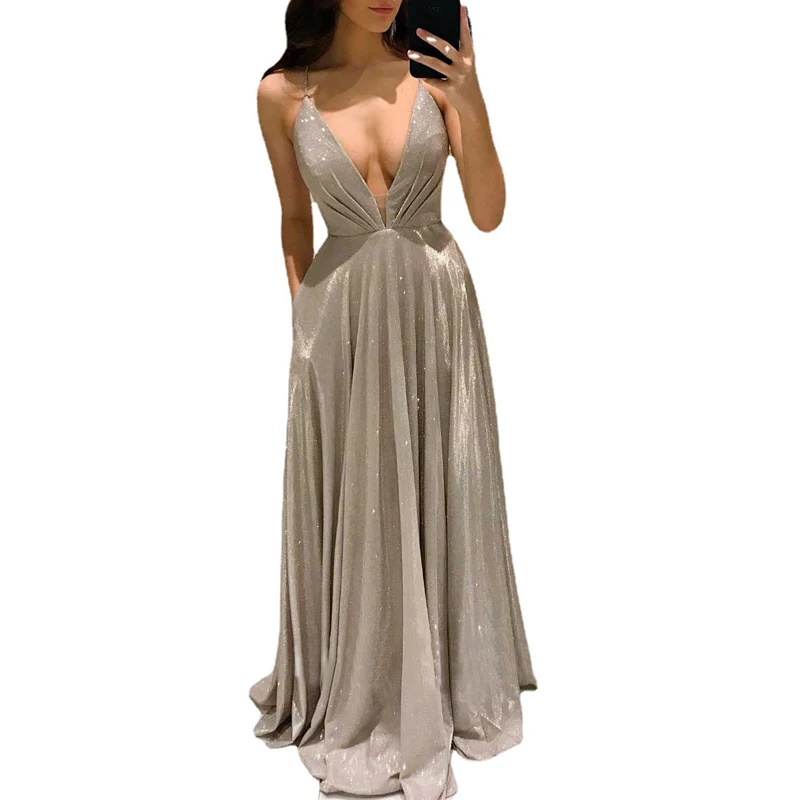 

New Ladies Dress 2021 Summer Casual Sexy Suspender Halter with Elegant Dress for Women's Club Prom dresses for women party