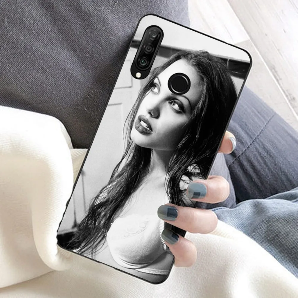 Чехол для телефона Movie Star Angelina Jolie Huawei Honor 10 lite 9 20 7A 9X 30 50 60 70 pro plus Мягкий силиконовый