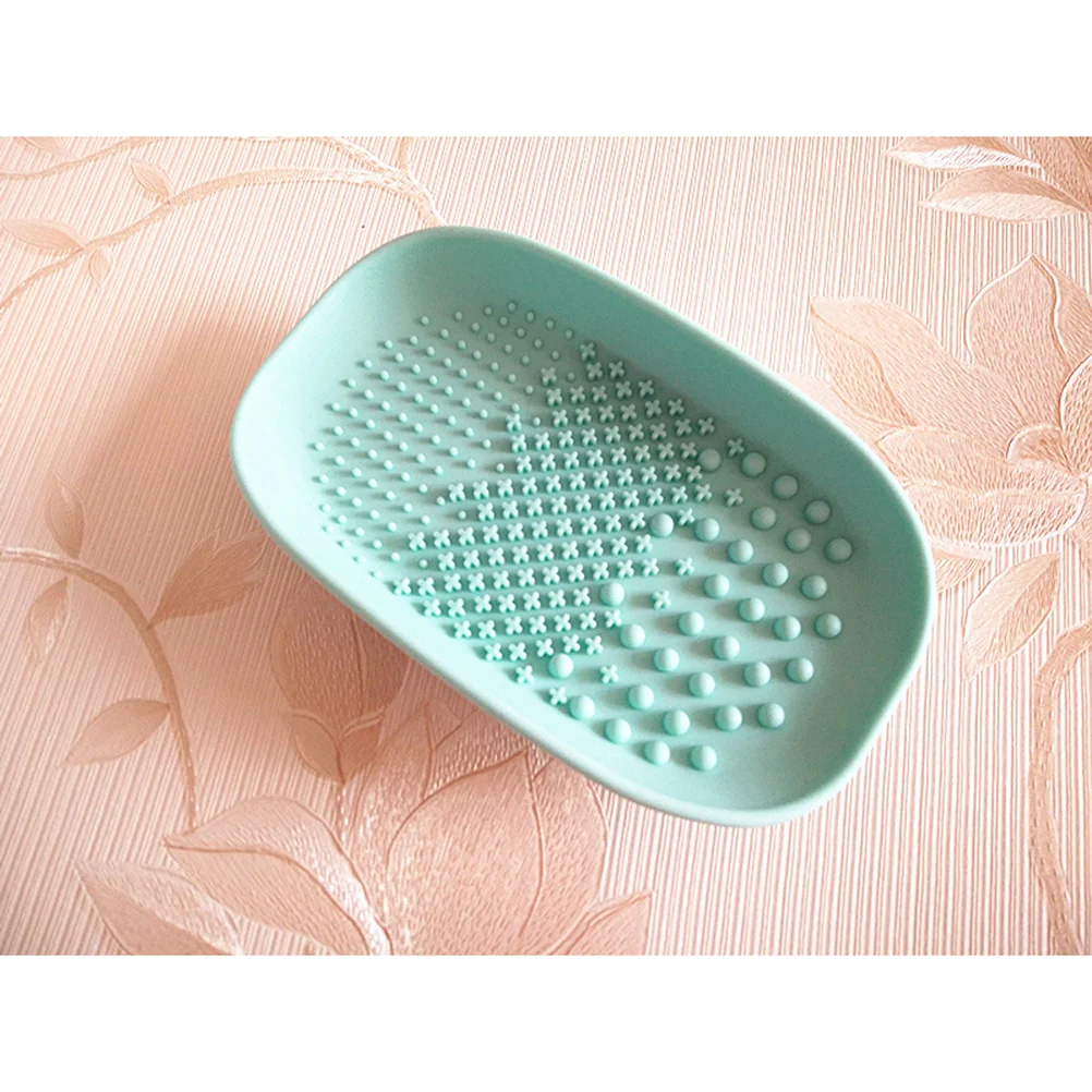 

Brush Mat Makeup Cleaner Washing Tool Cleaning Clean Make Up Cleansing Scrubber Tray Scrub Face Brushes Eyeshadow Facial