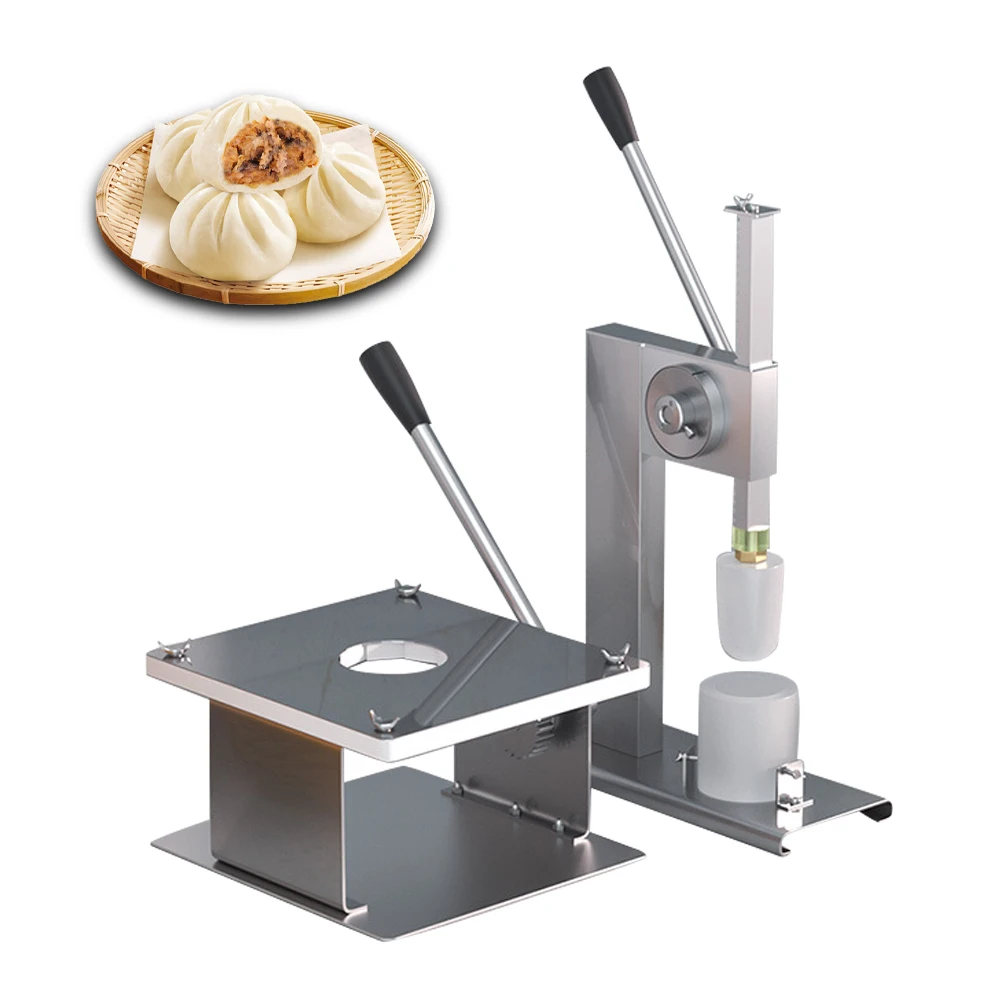 

ITOP Manual Steamed Bun Forming Machine Baozi Making Machine Stainless Steel Housing 3 Sizes Molds Optional Efficient Equipment
