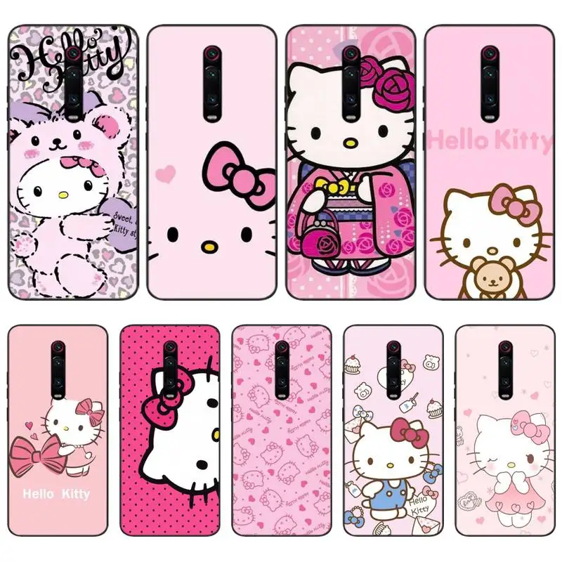 

Hello Kitty Cute Cartoon Phone Case For Xiaomi 11 Ultra Redmi 9 Note 10 Little Poco X4 M4 X3 M3 F3 NFC Pro Coque