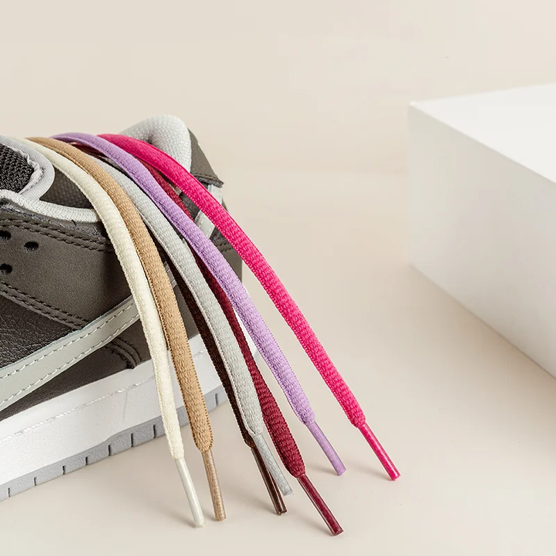 1пара/лот шнурков Многоцветный полиэстерный материал троса полукруглый для мужских и женских обуви 120-160см Подходит для Nike/New Balance вкл.