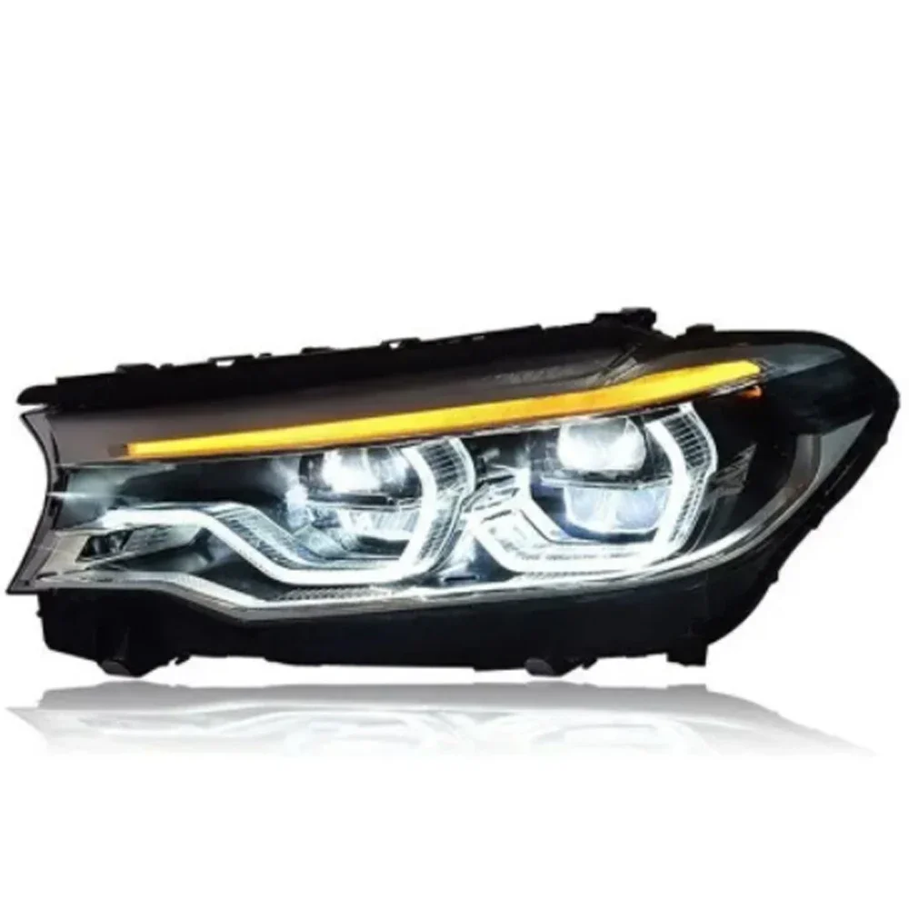 Для BMW 5 серии G30 фары 2017 2018-2020 ксеноновые HID обновление полностью светодиодные в