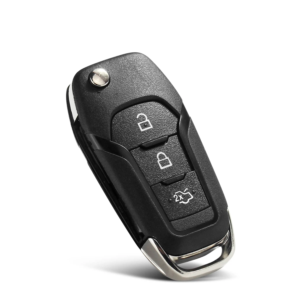 KEYYOU для Ford Focus Fusion Edge Mk2 Mk7 Ranger Explorer F150 F250 Fiesta Mondeo Kuga HU101 2/3/4 кнопки чехол