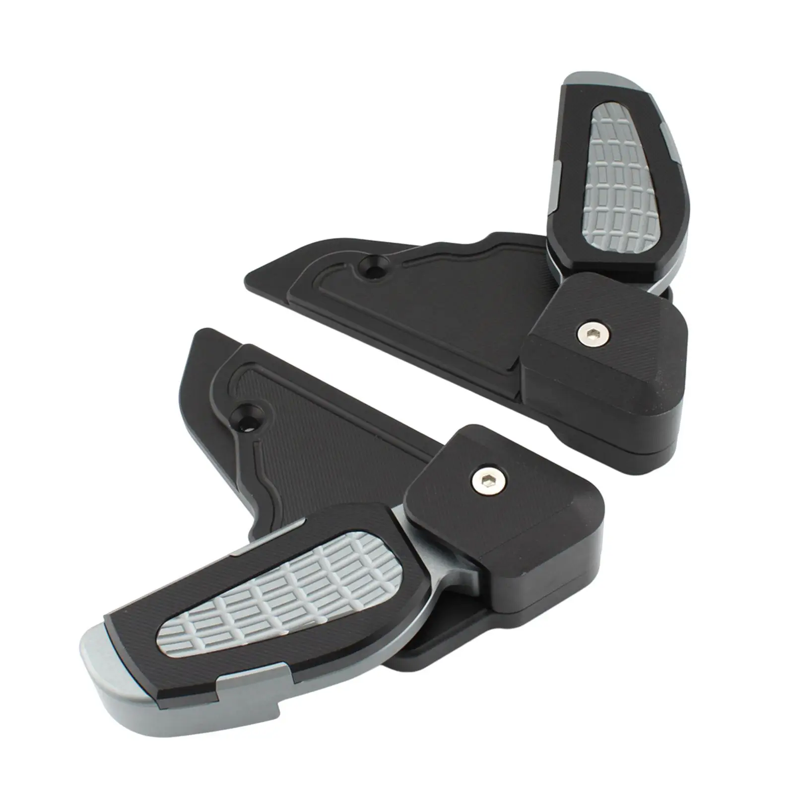 

Motorcycle Rear Footrest Accessory Folding Direct Replaces, Durable ,Aluminum