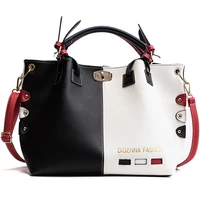 luxury handbags women bags designer womens panelled message bag female leather crossbody bag lock shoulder bags for women 2021