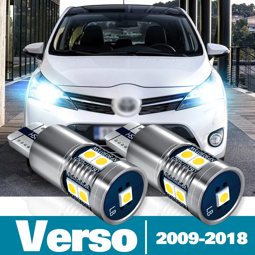 

2pcs LED Parking Light For Toyota Verso Accessories 2009 2010 2011 2012 2013 2014 2015 2016 2017 2018 Clearance Lamp