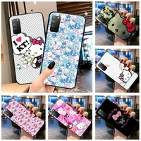 lovely hello kitty phone case for huawei honor 30 20 10 9 8 8x 8c v30 lite view 7a pro