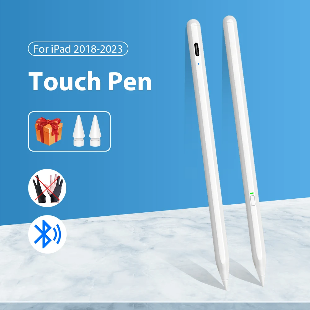 

Стилус для Apple Pencil, для Ipad Pro 12,9 11 6th 2022 9 9th 10 10th Gen Air 5 4 3 Mini 6 2021, цветные сенсорные ручки, аксессуары