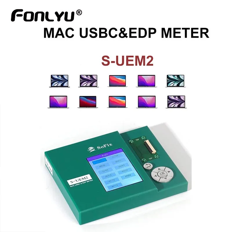 Встроенный тестер Fonlyu для материнской платы MacBook Mac USBC &amp amp EDP тестовая коробка с
