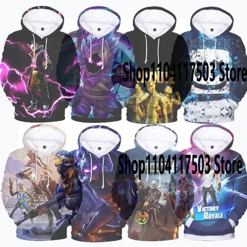 Shooting Game Printed Hoodie Charlotte Valandrey Graphic Hooded Sweatshirts Fashion Cool Pullovers Hoodies