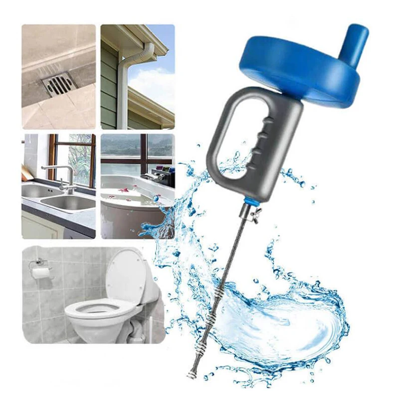 Ручной инструмент для прочистки труб и очистки канализации в туалете, раковине и ванных комнатах в доме, отеле.